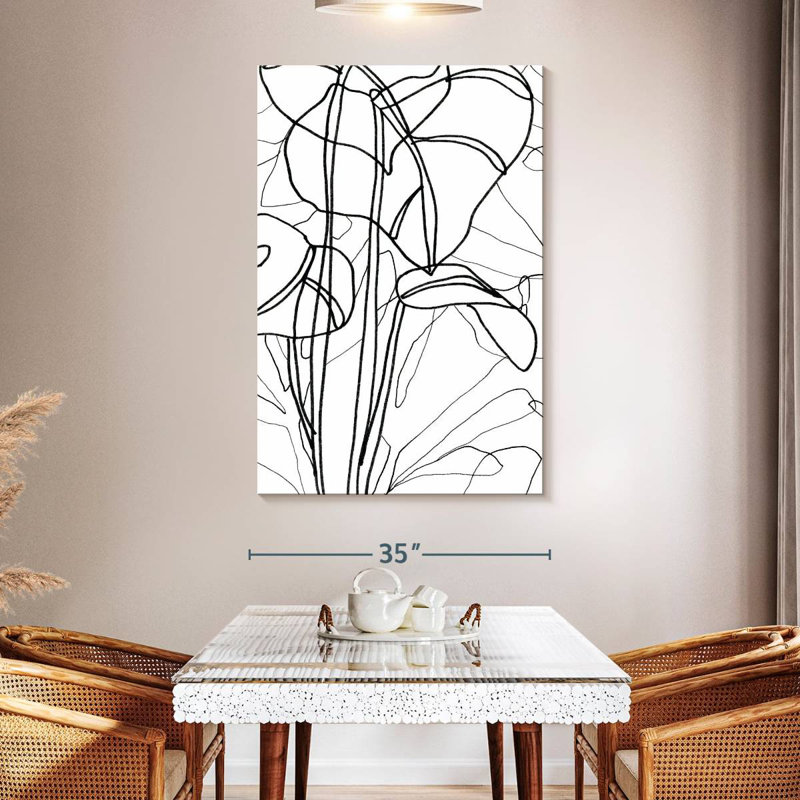 Tropical Lines II, 51" H x 34" W