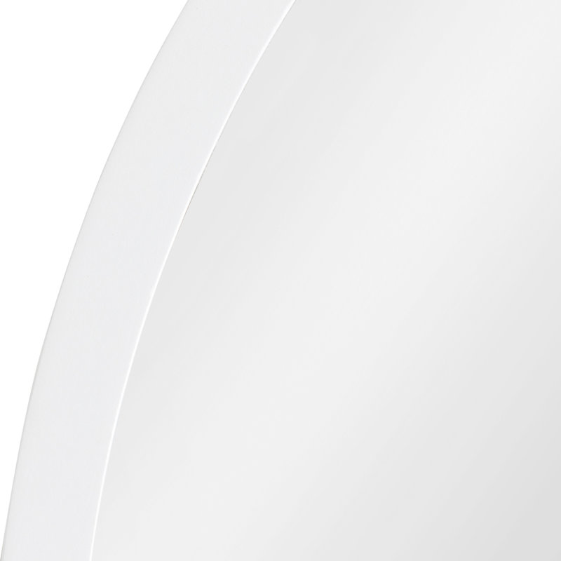 Arranjeet Engineered Wood Flat Mirror, 30" x 20", White