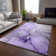 Premium Machine Washable Cerrito AMF506 Purple Rug