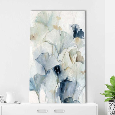 Indigo Ginkgo I par Carol Robinson - Peinture