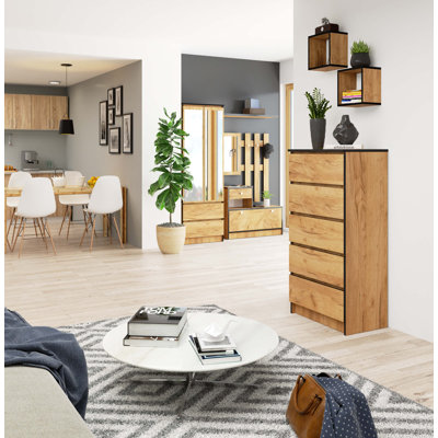 Boniface Particle Board Rectangle Storage Unit Accent Chest