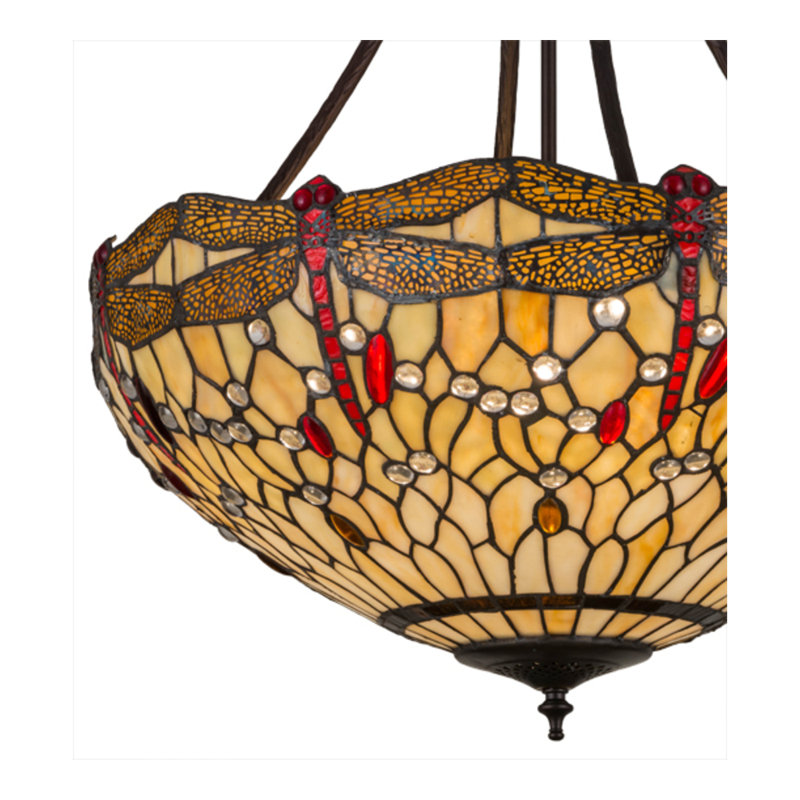 Tiffany Hanginghead Dragonfly 4 - Light Pendant