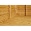 Powersheds 20 x 6ft Timber Overlap Pent Garden Shed, Double Doors-124244091