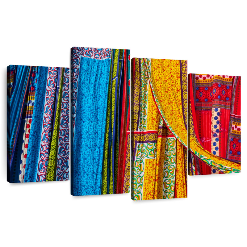 Kerner Sari Fabrics, 42" H x 68" W