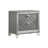 Stylish 2-Drawer Nightstand With Elegant Mirror Trim, Perfect For Adding Glamour And Storage To Your Bedroom.