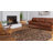 Avahlynn Patchwork Machine Woven Chenille Area Rug in Brown-298864904