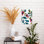 «Garden Blooms 1 Abstract Contemporary Elegant», art mural