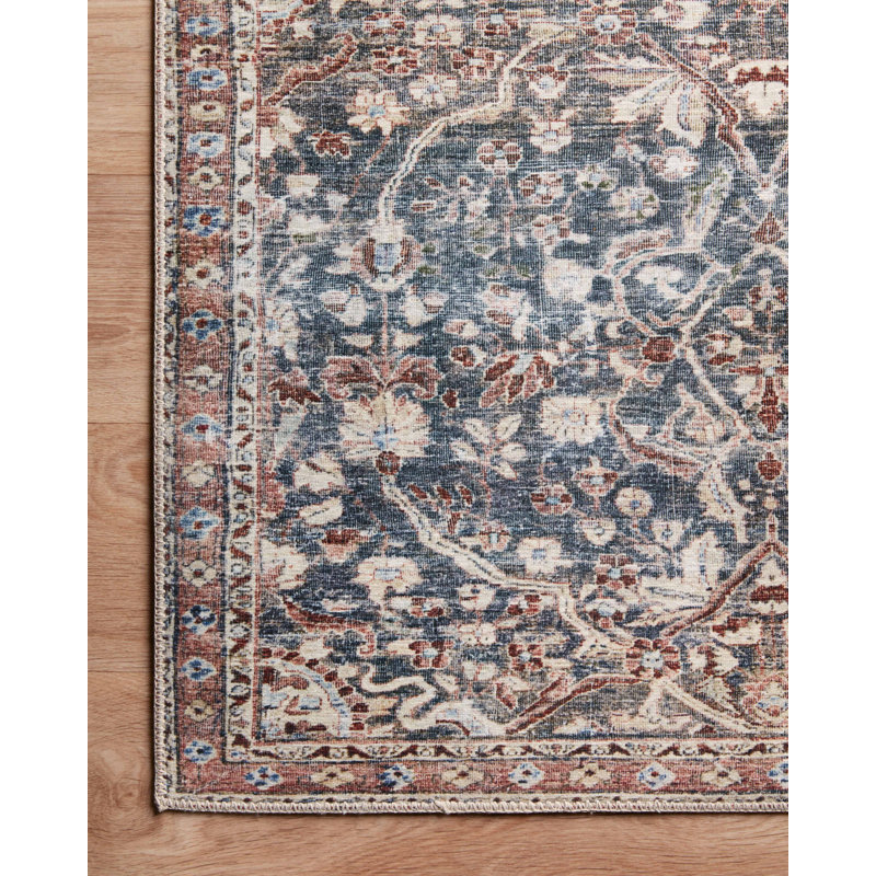Denim and Spice Reversible Rectangular Runner Rug