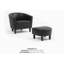 Repose-pieds demi-tonneau, noir-58511667