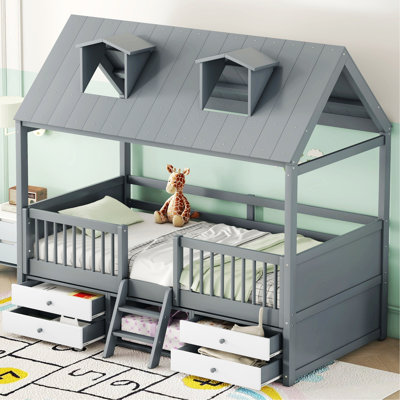Structure de lit en bois