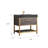 Segovia 36'' Single Bathroom Vanity with Stone Top