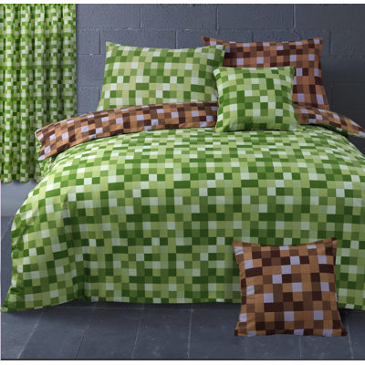 Anneruth Microfibre Gingham Duvet Cover Set