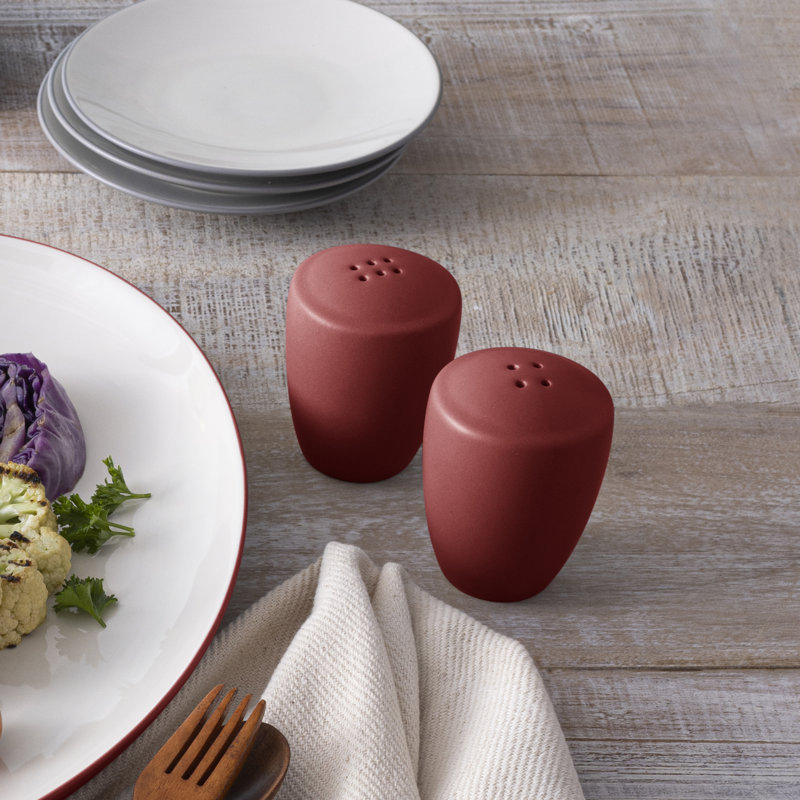 Sel et poivre Noritake Colorwave, 3-3 / 8 po, Framboise