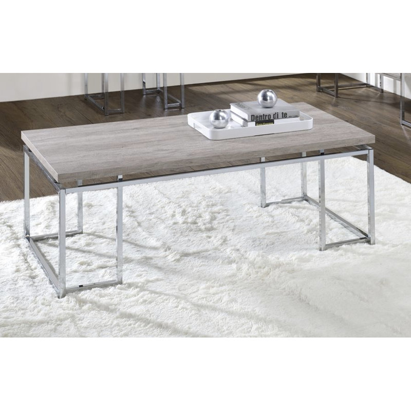 Kalmin Single Coffee Table, 24.5" H x 47.5" W x 18.5" D
