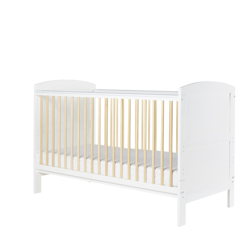 Coleby Scandi Cot Bed - Scandi White