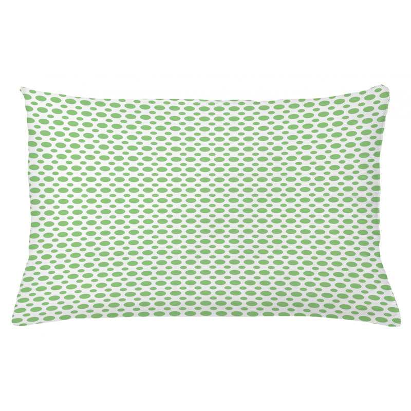 Housse de coussin lombaire intérieur/extérieur pois points, 16 po x 26 po