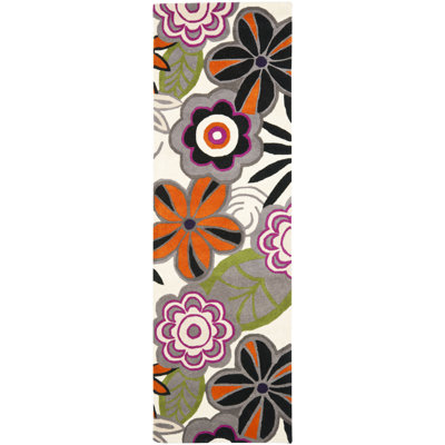 Clovill Soho Hand Tufted Wool And Viscose Floral Rug