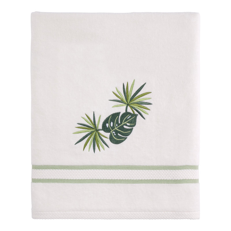 Viva Palm 100% Cotton Waffle Bath Towel