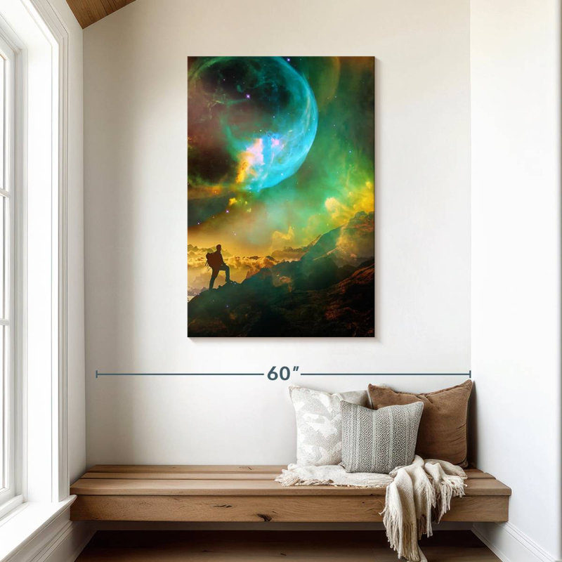 Senne Vibrant Space Hiker, 45" H x 30" W