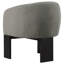 Fauteuil d'appoint rembourré brun Maciel