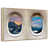 Floating Frame Natural Wood