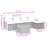 Vidaxl Garden Sofa Set Grey