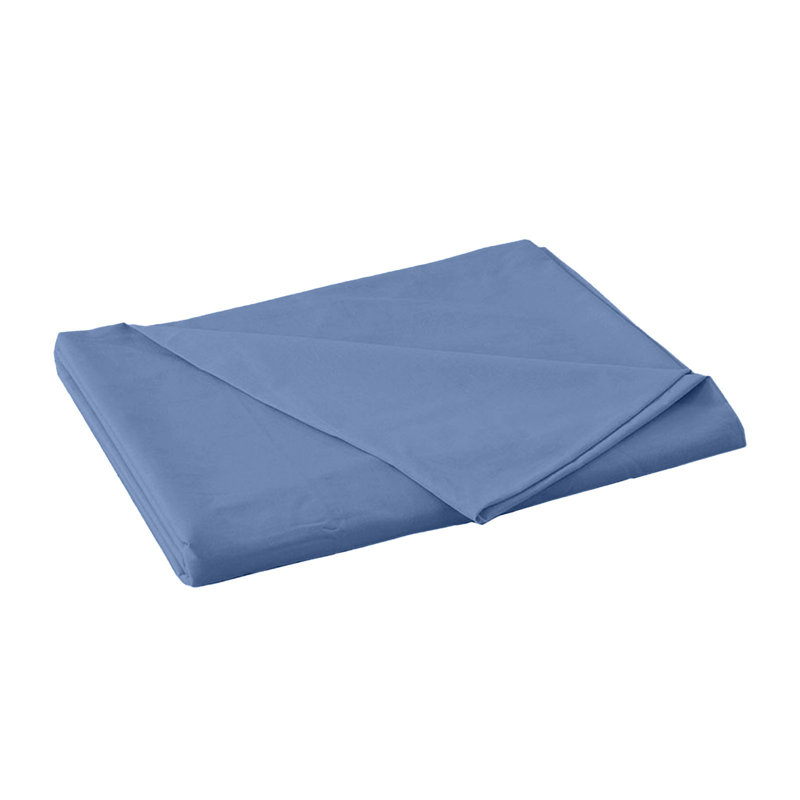 Fiber bed sheet Solid Color Ease Friendly Washable Sheets, Blue