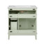 Meuble-lavabo pour salle de bain avec lavabo en céramique, armoire de rangement moderne avec portes à fermeture douce, tiroir profond et tiroir standard, meuble-lavabo élégant pour les petites salles de bain-223380255