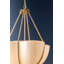 Luminaire suspendu Amberley en feuille d'or rétro-112648719-112648722