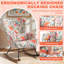Chaise berçante à oreilles en porcelaine-108741123