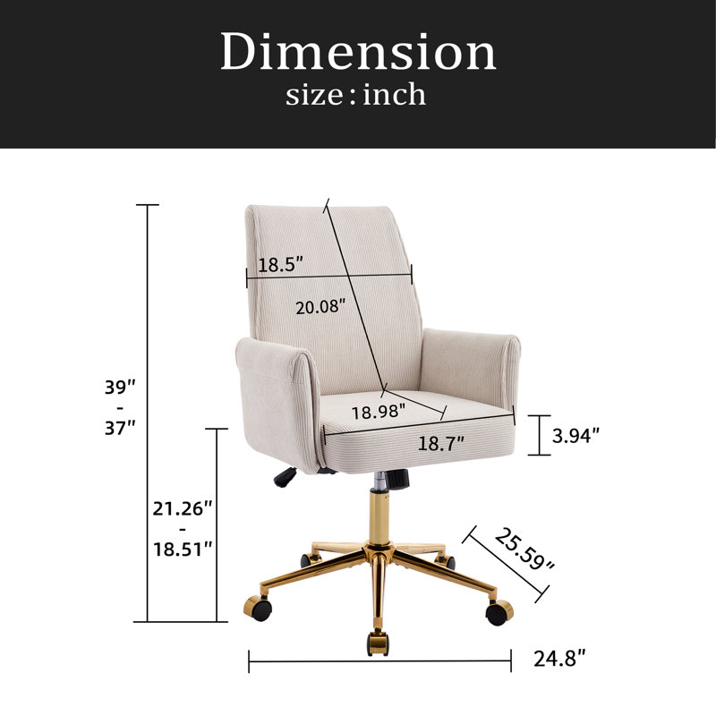 La chaise de bureau relevable à dossier moyen, en tissu rayé et ergonomique, est un excellent choix pour travailler, étudier ou se détendre. La conception à dossier moyen offre une meilleure expérience d'assise