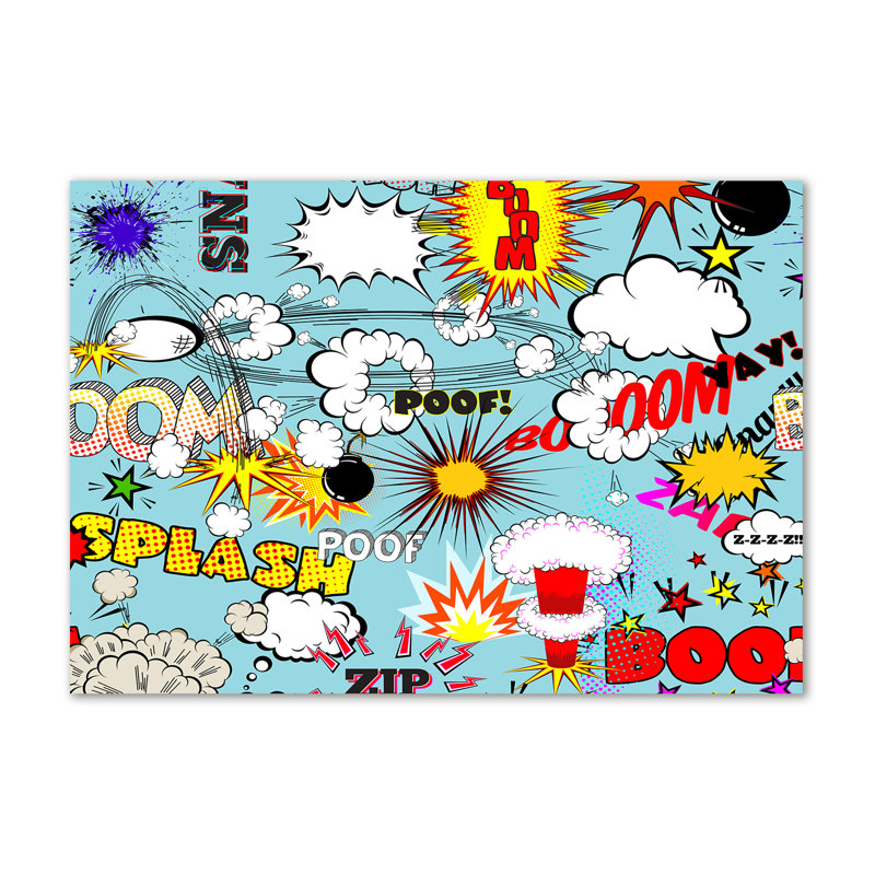 Canvas Print - Wall Art - Prints On Canvas - 100X70 Image Picture Theme: Comic Book