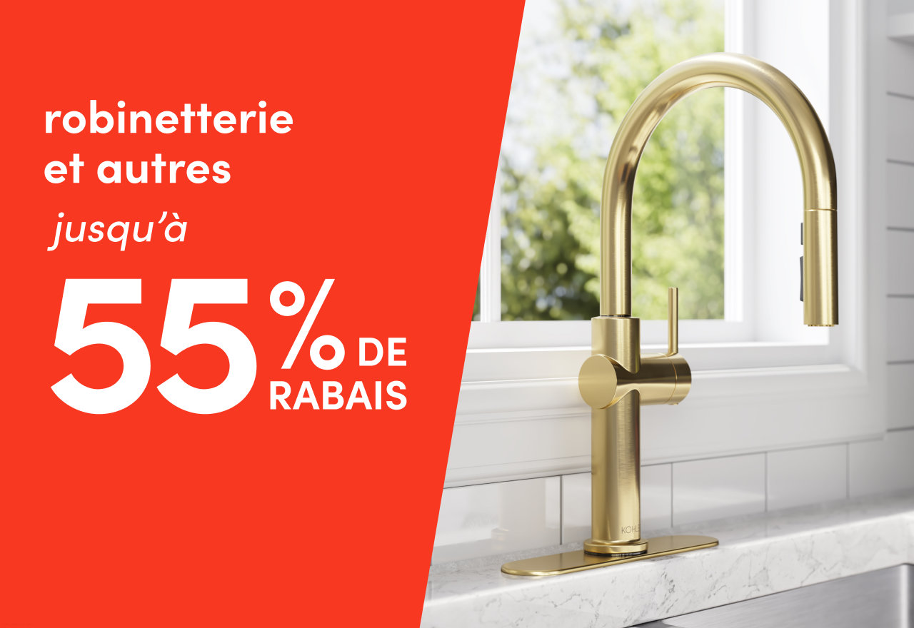 robinetterie et autres en solde