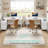 53" L Shaped Home Office Desk, Reversible Corner Computer Desk With 3 File Drawers And 2 Storage Shelves-1637002568