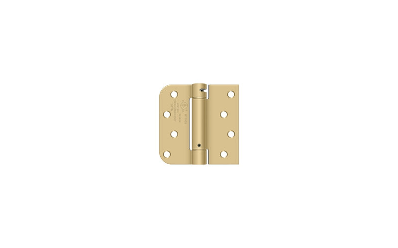 Steel Hinge, Brushed Brass