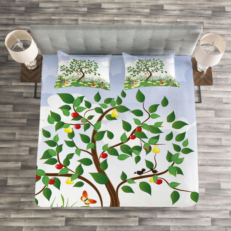 Traditional Polyester Coverlet, Queen Coverlet + 2 Shams