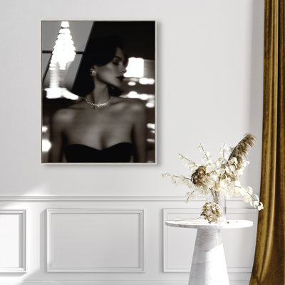 Shadow Queen III High-Gloss Frameless Acrylic Glass Wall Art Architecture Print by Oliver Gal, Ready to Hang, 16 x 20