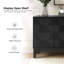 Joyce 114.9cm W Modern 3-door storage Sideboard with Adjustable Shelves-1083610317