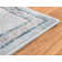 Tapis bleu clair / beige Padang Sidempuan