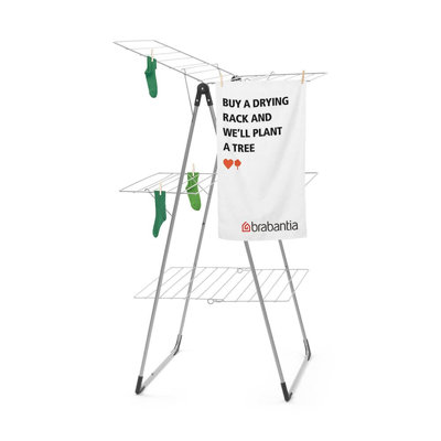 Séchoir à vêtements pliable en tour brabançon
