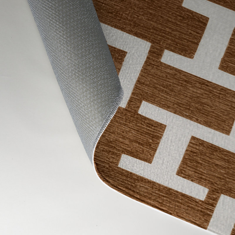 Tapis brun intérieur et extérieur Trellis, Rectangle 9 pi x 12 pi