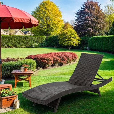 Khaleelah Outdoor Polypropylene Chaise Lounge