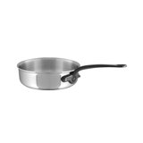 Mauviel M'cook CI 5-Ply Stainless Steel Saute Pan With Cast Iron Handle, 6.2-Qt