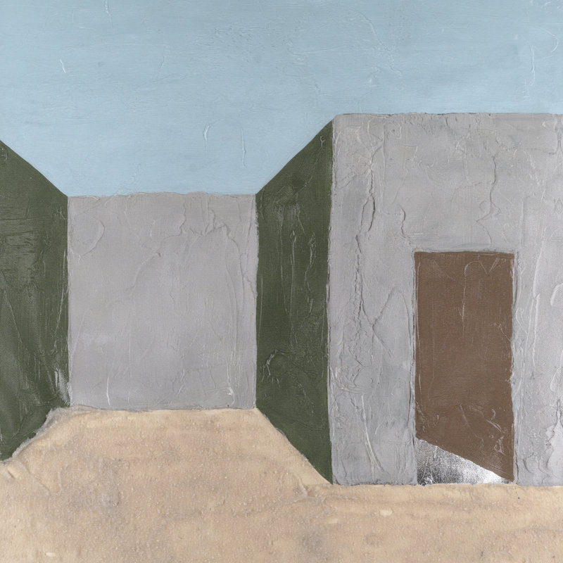 Tatieana Textured Facades II by Michael Willett - Wrapped Canvas Print, 30 cm H x 30 cm W