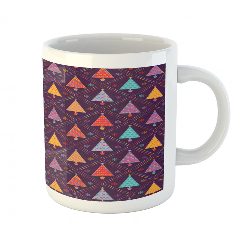 Tasse à café triangle trees