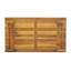 Ensemble de conversation d'extérieur moderne en bois d'acacia à 2 personnes Halenza avec causeuse de patio et table basse Halenza
