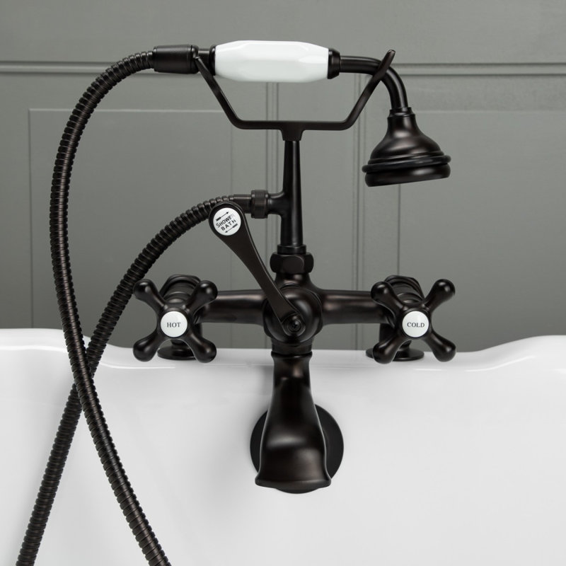 Deck Tub Spout with Diverter, Oil Rubbed Bronze