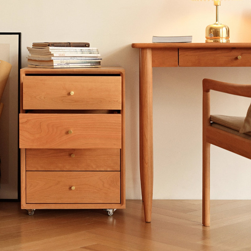 Bureau en bois massif de cerisier simple Simple Home
