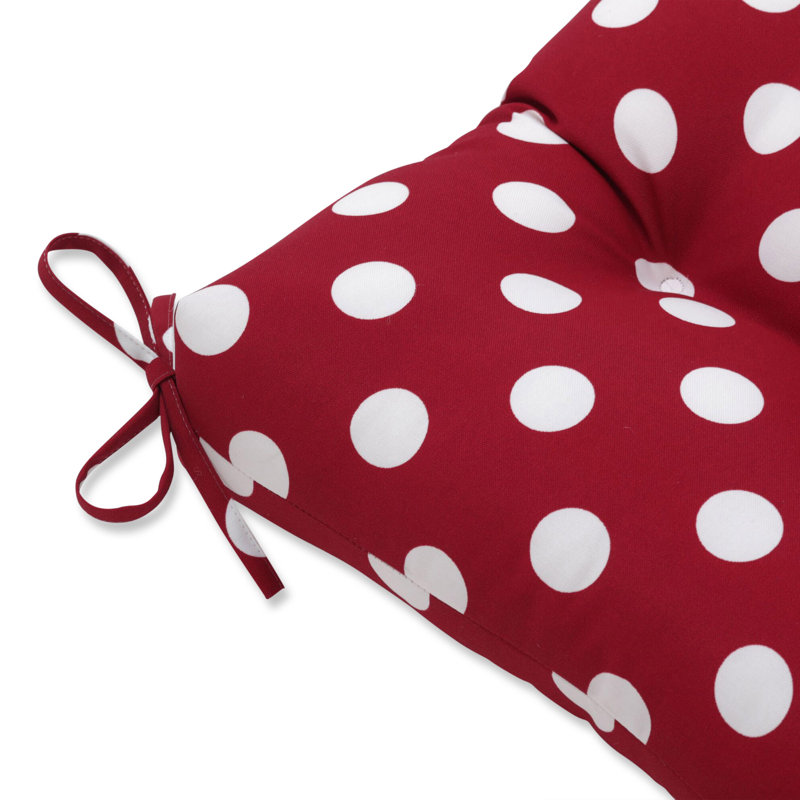 Coussin de siège intérieur / extérieur Ahriyah, L 48 po, Rouge