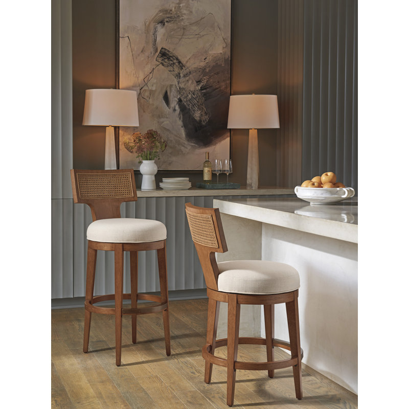 La Costa Swivel Upholstered Counter Stool, Counter Stool (24” Seat Height)
